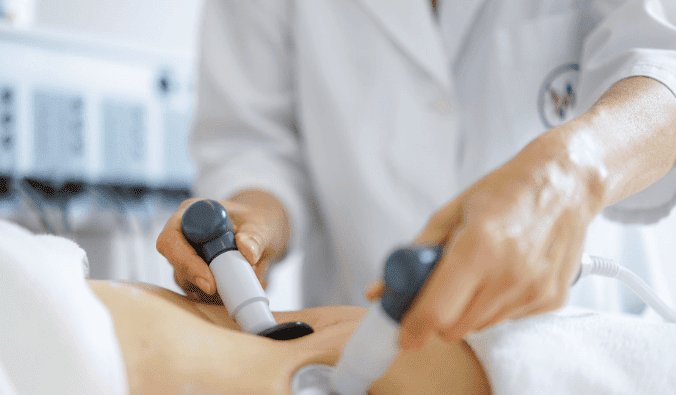 Aplicación de diatermia en tratamiento corporal en Azuqueca