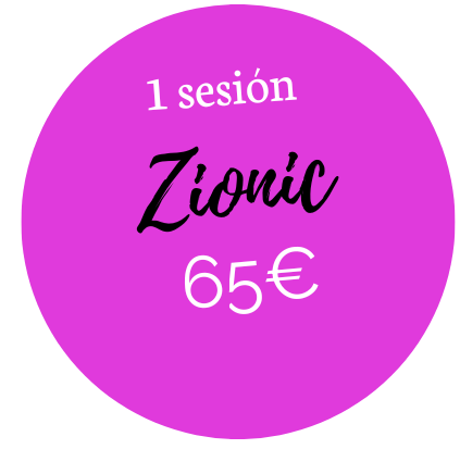Sesión individual de tratamiento Zionic - 65 euros