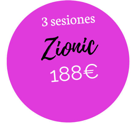 Bono de 3 sesiones Zionic - 188 euros