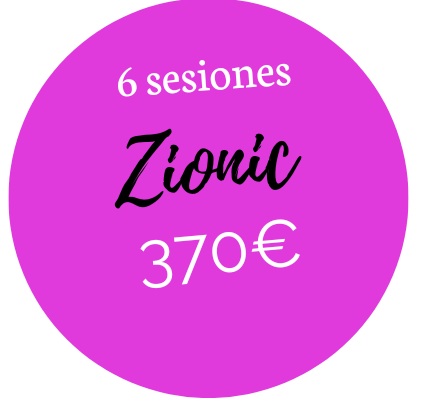 Bono de 6 sesiones Zionic - 370 euros