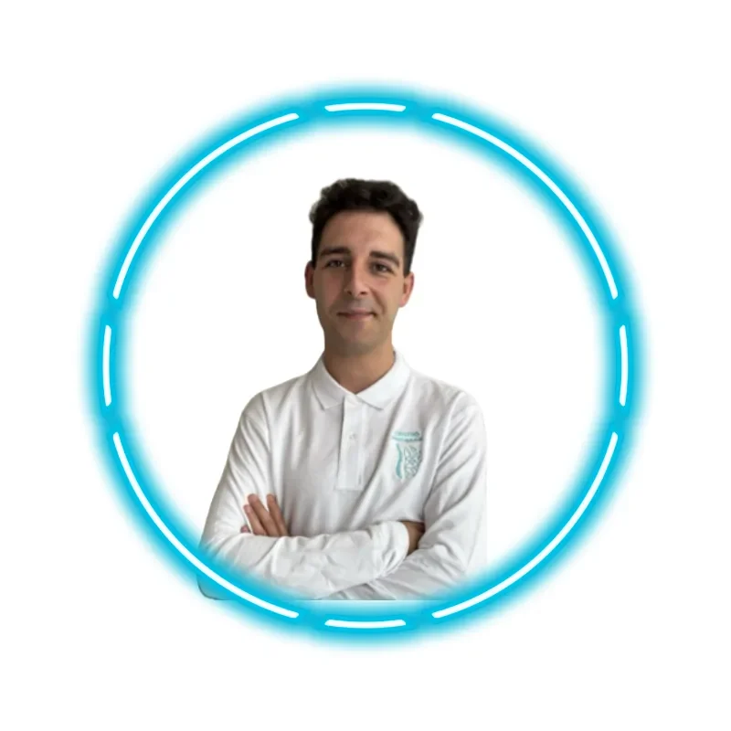 Daniel Huertas García, atención al paciente en Centro Fisiobrain